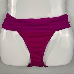 Lauren Ralph Lauren Magenta Bikini Bottoms Size 14 EUC